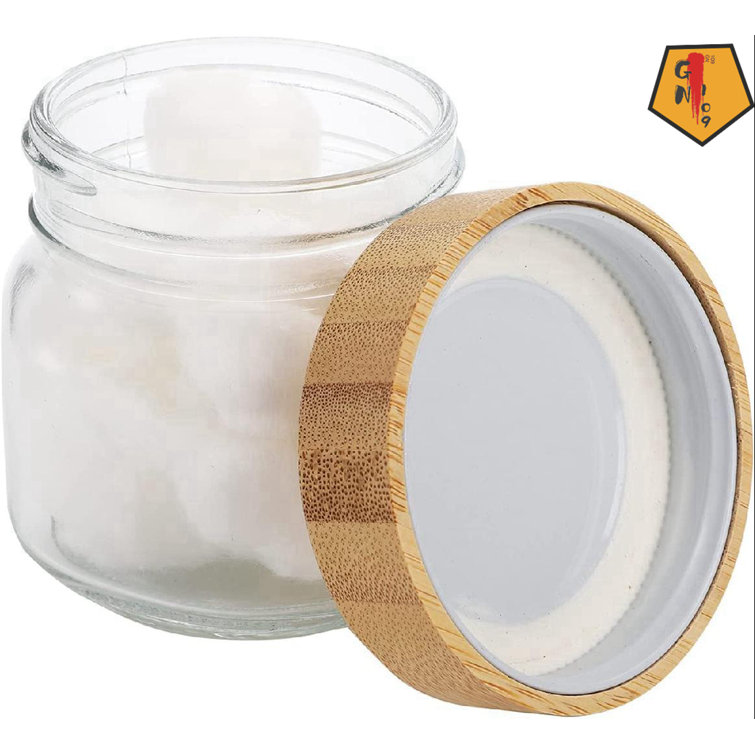 Rebrilliant Larane Glass Bathroom Storage Jar Wayfair Canada